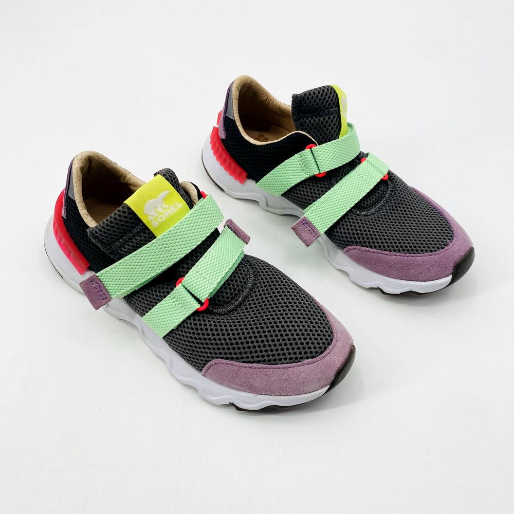 Sorel Gray Colorful Velcro Sneakers